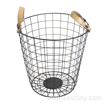 Luxury Design Metal Wire Bin Storage Basket Home